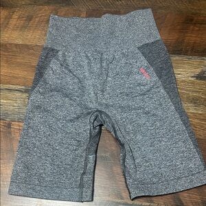 Grey gymshark biker shorts